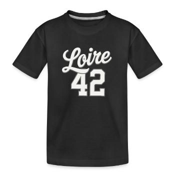 Loire 42 - T-shirt bio Premium Enfant - noir - Devant