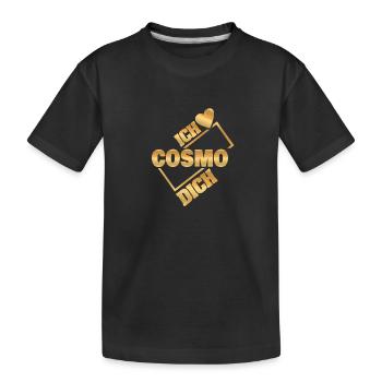Cadeau pour Cosmo - T-shirt bio Premium Enfant - noir - Devant