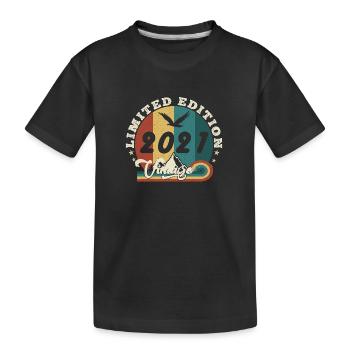 Jahrgang 2022 Retro - Bestseller - Kinder Premium Bio T-Shirt - Schwarz - Vorne