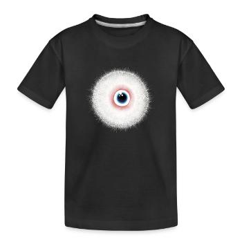 Einauge - Kinder Premium Bio T-Shirt - Schwarz - Vorne