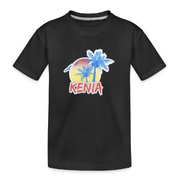 Kenya - T-shirt bio Premium Enfant - noir - Devant