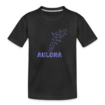 Segeln Aulona - Kinder Premium Bio T-Shirt - Schwarz - Vorne