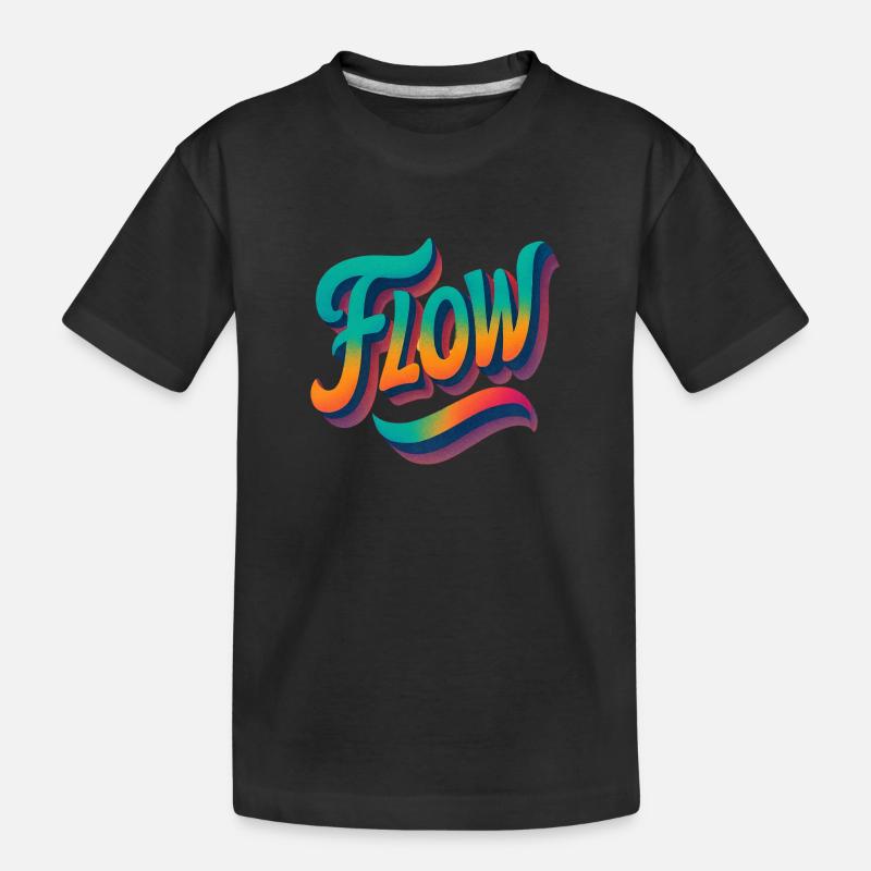 Let It Flow - T-shirt bio Premium Enfant - noir