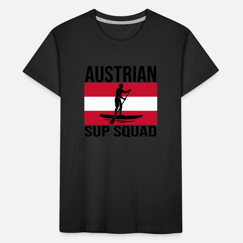 Austrian SUP Crew Paddle Shirt Kids' Premium Organic T-Shirt