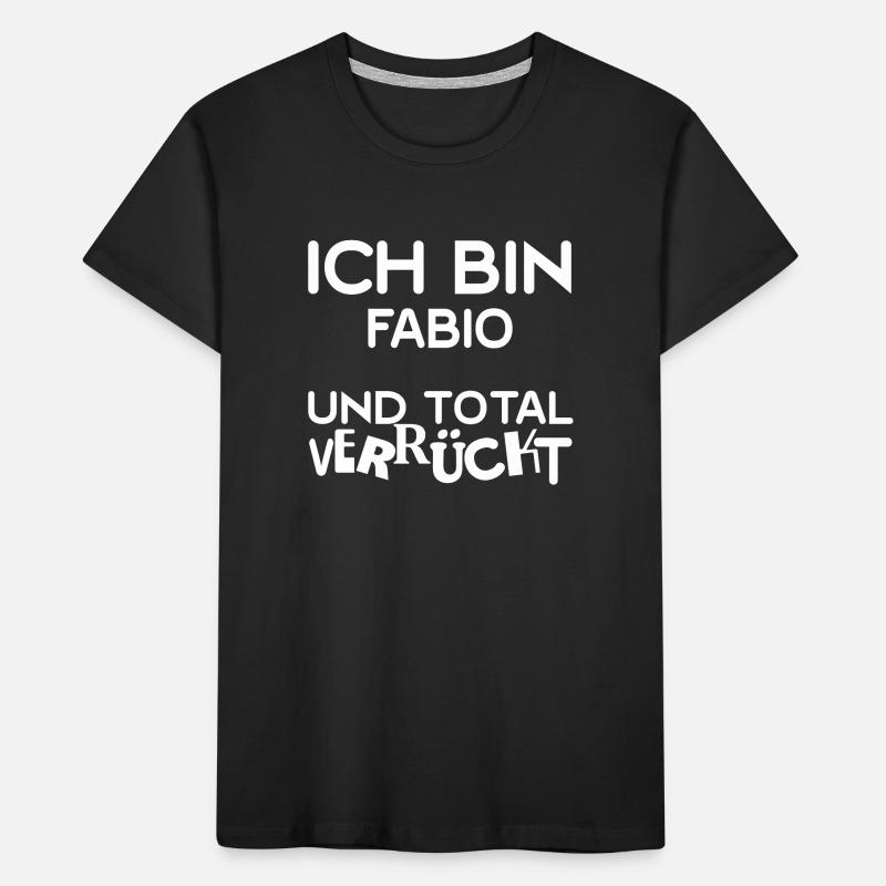 First name Fabio Kids' Premium Organic T-Shirt