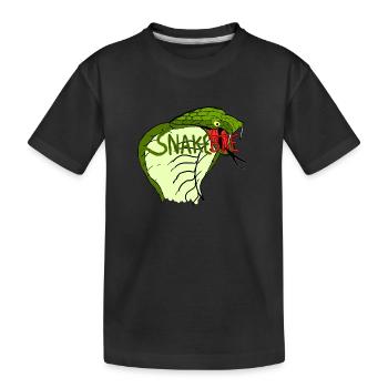Snakebite; Kopra - Kinder Premium Bio T-Shirt - Schwarz - Vorne