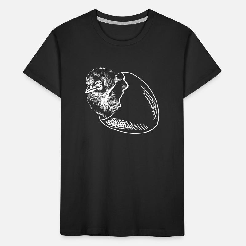 Chicks hatch egg Kids' Premium Organic T-Shirt