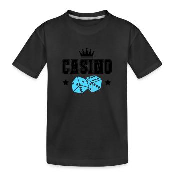 Casino - T-shirt bio Premium Enfant - noir - Devant
