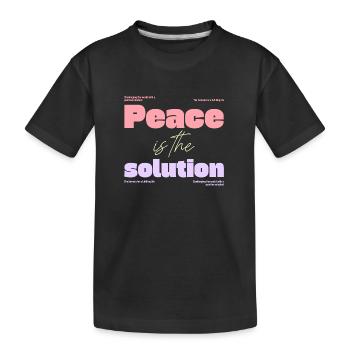 Geistige Gesundheit - Kinder Premium Bio T-Shirt - Schwarz - Vorne