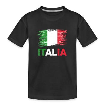 Italie Italien Italien Italie - T-shirt bio Premium Enfant - noir - Devant