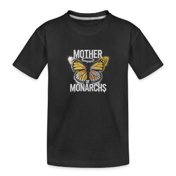 Papillon monarque Passion - T-shirt bio Premium Enfant - noir - Devant