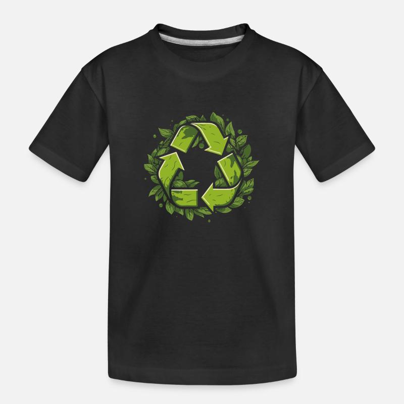 Recyclage - T-shirt bio Premium Enfant - noir