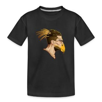 Homme de proie - T-shirt bio Premium Enfant - noir - Devant