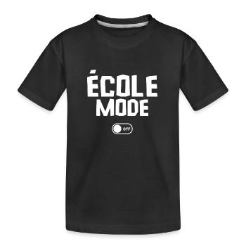 école mode off - T-shirt bio Premium Enfant - noir - Devant