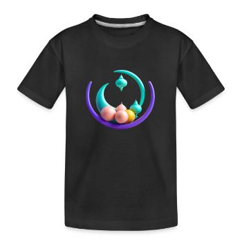 Cadeau du Ramadan Aïd Moubarak Islam Allah Musulman - T-shirt bio Premium Enfant - noir - Devant