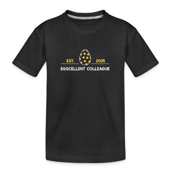 Kollege Ostern 2025 Beste Kollegen Ostergeschenk - Kinder Premium Bio T-Shirt - Schwarz - Vorne
