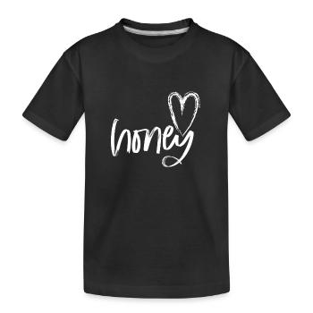 I love you - Kinder Premium Bio T-Shirt - Schwarz - Vorne