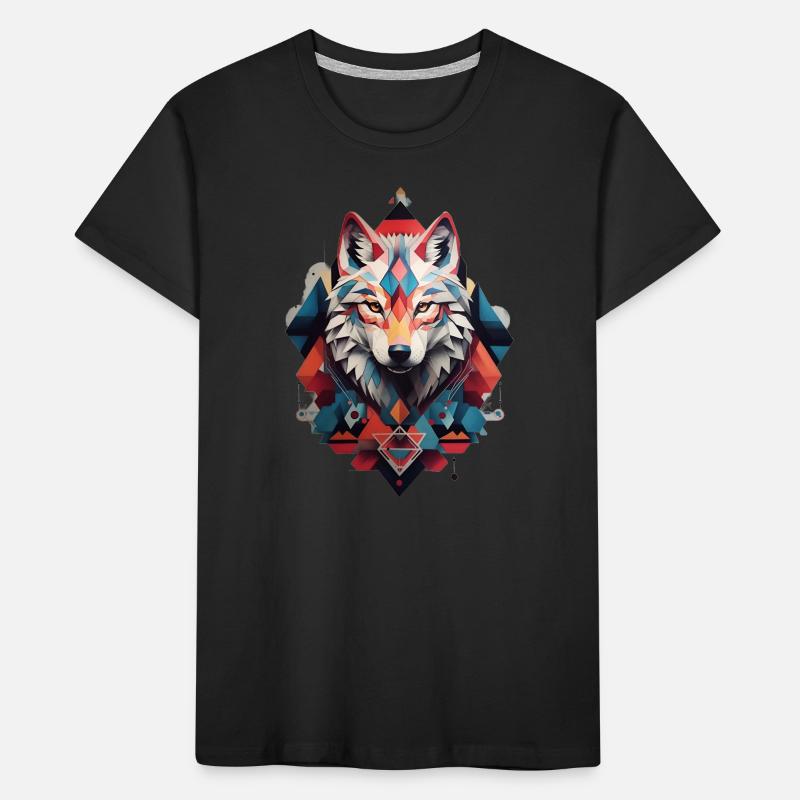 Der Wolf in dir. Kinder Premium Bio T-Shirt
