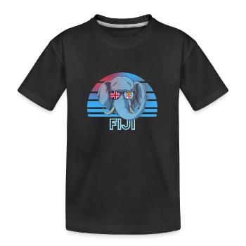 Fidji - T-shirt bio Premium Enfant - noir - Devant