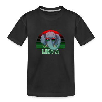 Libye - T-shirt bio Premium Enfant - noir - Devant