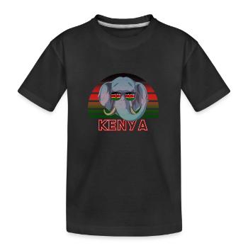 Kenya - T-shirt bio Premium Enfant - noir - Devant
