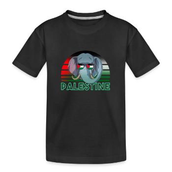 Palestine - T-shirt bio Premium Enfant - noir - Devant
