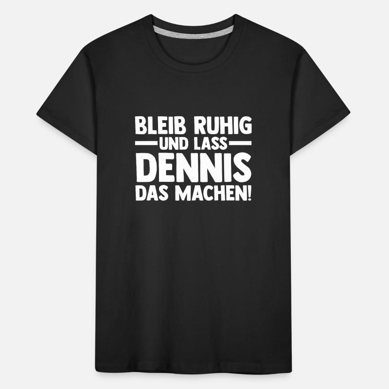 First name Dennis Kids' Premium Organic T-Shirt