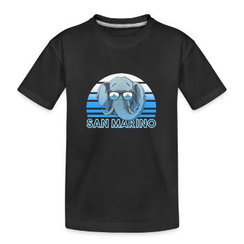 Saint-Marin - T-shirt bio Premium Enfant - noir - Devant