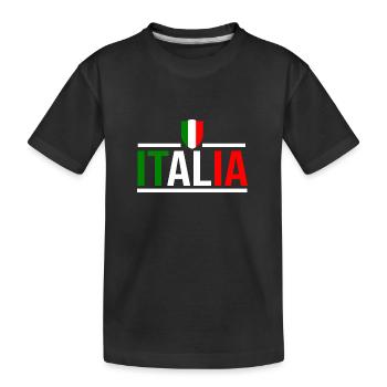 Italie Italien Italien Italie - T-shirt bio Premium Enfant - noir - Devant