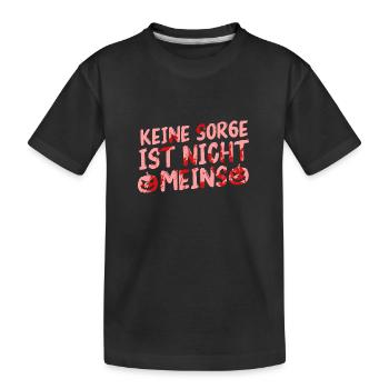 Costume d’Halloween Taché de Sang - T-shirt bio Premium Enfant - noir - Devant