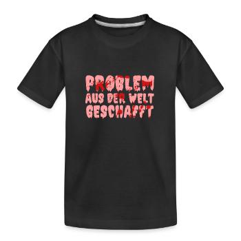 Costume d’Halloween Taché de Sang - T-shirt bio Premium Enfant - noir - Devant
