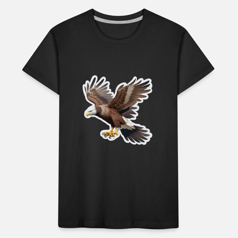 Bald eagle Kids' Premium Organic T-Shirt
