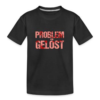 Costume d’Halloween Taché de Sang - T-shirt bio Premium Enfant - noir - Devant