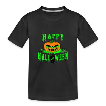 Halloween fun - Kids' Premium Organic T-Shirt - black - Front