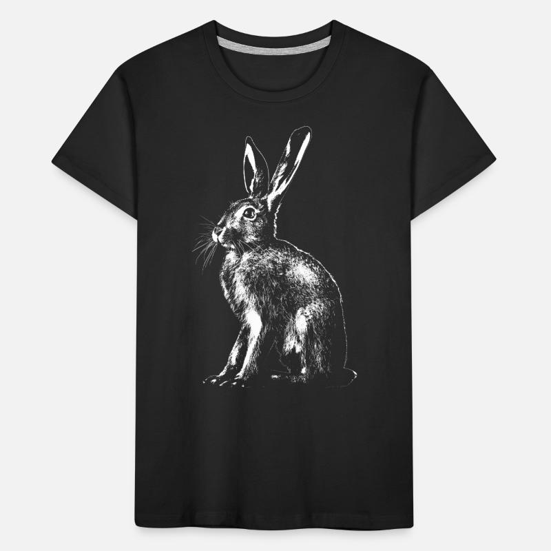 Hare / Bunny / Rabbit // Easter Bunny Kids' Premium Organic T-Shirt