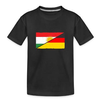 Kurds Germany Kurdistan - Kids' Premium Organic T-Shirt - black - Front