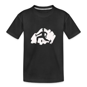 Musculation Haltérophilie Fitness Workout - T-shirt bio Premium Enfant - noir - Devant