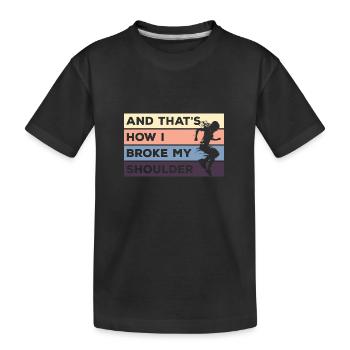 Freerunning Course Freestyle Jumping - T-shirt bio Premium Enfant - noir - Devant