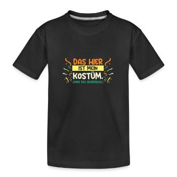 Carnaval de Jecken Carnaval - T-shirt bio Premium Enfant - noir - Devant