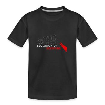 Parachutisme Parachutisme - T-shirt bio Premium Enfant - noir - Devant