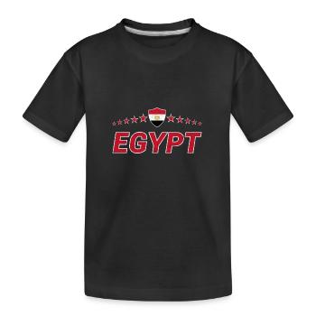 Ägypten - Kinder Premium Bio T-Shirt - Schwarz - Vorne