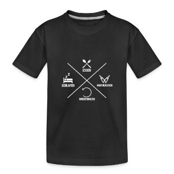 Maître électricien Ingénieur électricien Électricien - T-shirt bio Premium Enfant - noir - Devant