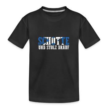 Scots Scottish Scotland - Kids' Premium Organic T-Shirt - black - Front
