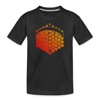 Parapente Hommes Parapente Parapente - T-shirt bio Premium Enfant - noir - Devant