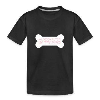 Hundehalter im Training - Kinder Premium Bio T-Shirt - Schwarz - Vorne