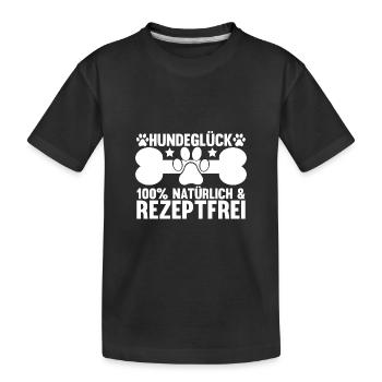 Chien Propriétaire De Chien Propriétaire De Chien Motif Chiens - T-shirt bio Premium Enfant - noir - Devant