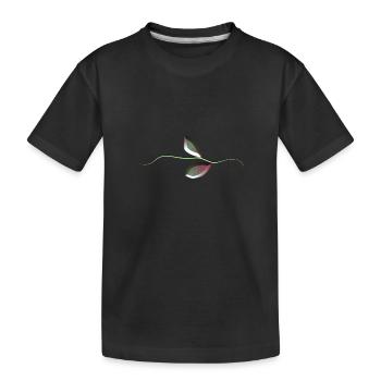 feuilles feuille symbole plante - T-shirt bio Premium Enfant - noir - Devant
