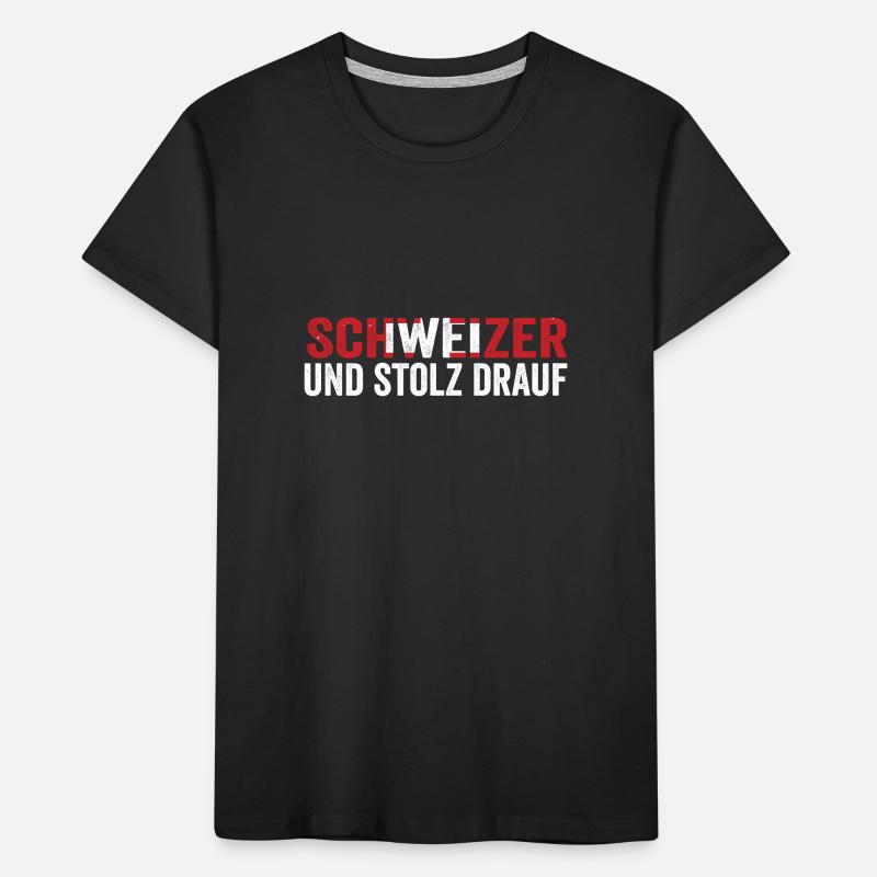 Schweizer Schweiz Kinder Premium Bio T-Shirt