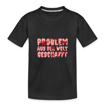 Costume d’Halloween Taché de Sang - T-shirt bio Premium Enfant - noir - Devant