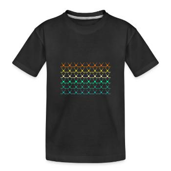 Joueurs de hockey sur glace Hockey sur glace - T-shirt bio Premium Enfant - noir - Devant